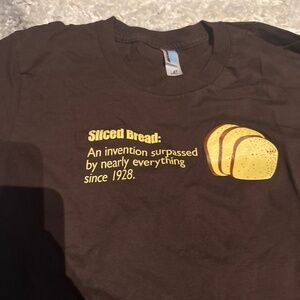 Sliced Bread Invention Surpassed T-shirt sz L Womens Shirt Woot! Ltd Ed 2008